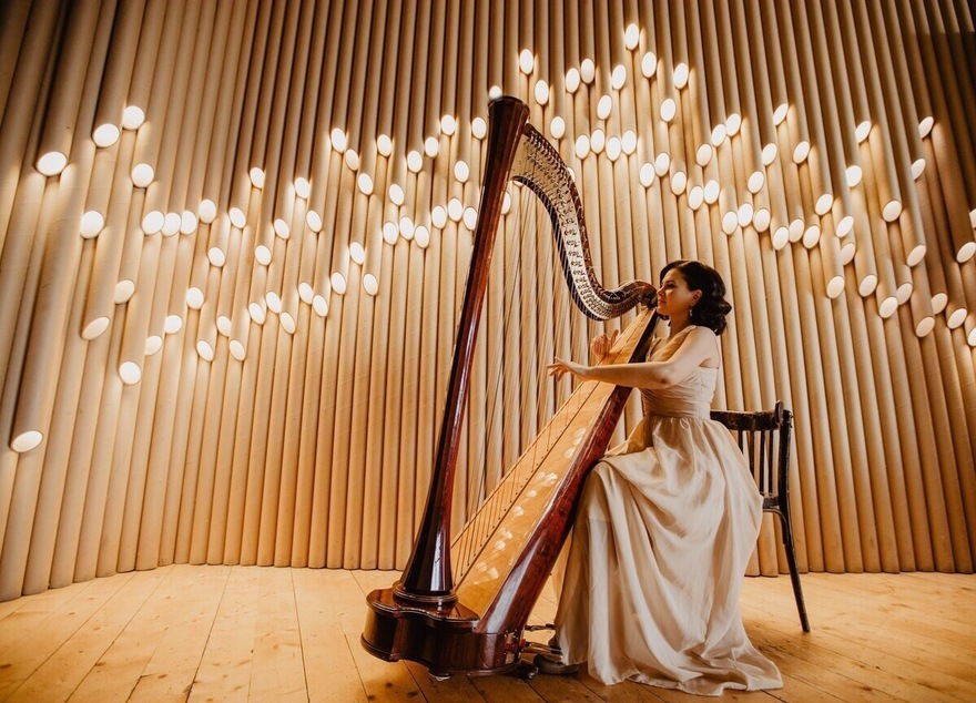 Арфистка Юлия Хамитова на свадьбу 3