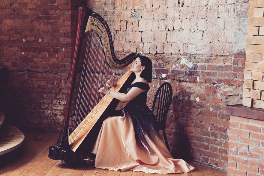 Арфистка Юлия Хамитова на свадьбу 6