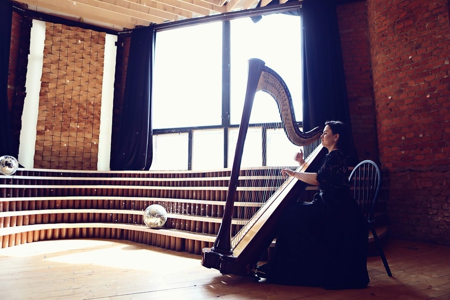 Арфистка Юлия Хамитова на свадьбу 10