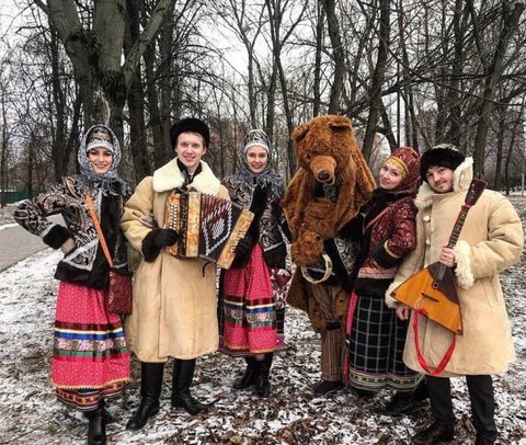 Фольклорный ансамбль Поверье на свадьбу 2