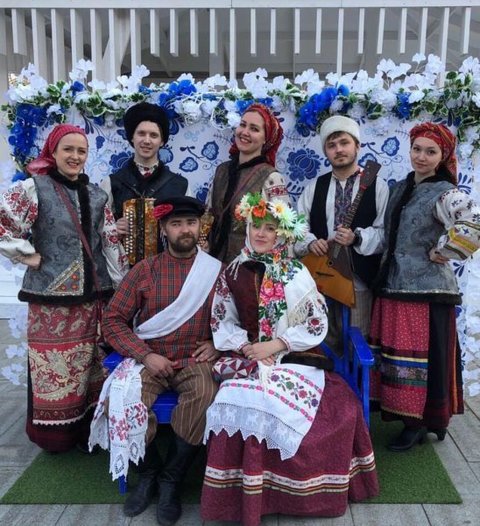 Фольклорный ансамбль Поверье на свадьбу 3