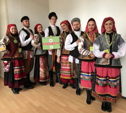 Фольклорный ансамбль Поверье на свадьбу 8