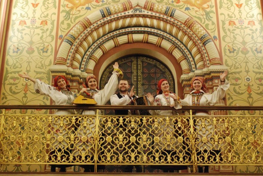 Фольклорный ансамбль Поверье на свадьбу 8