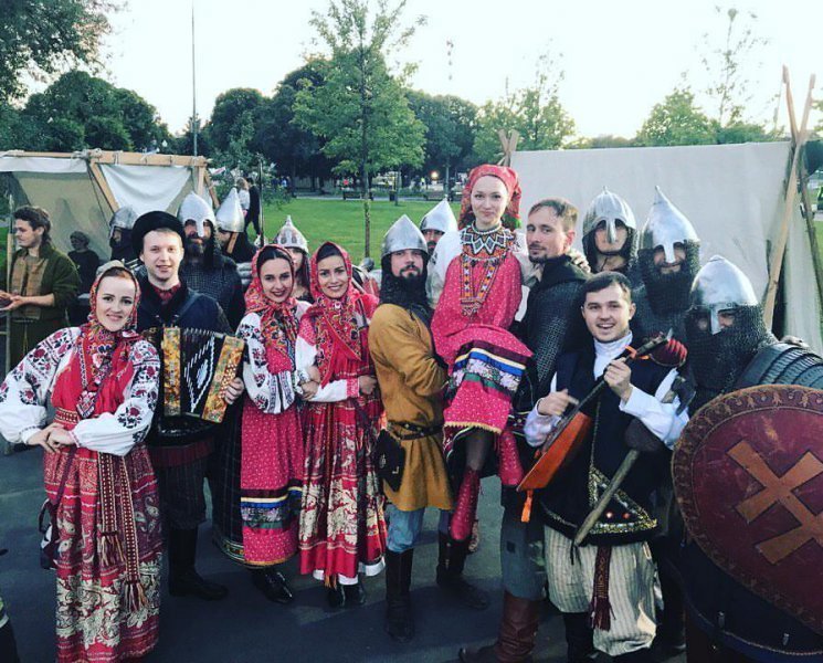 Фольклорный ансамбль Поверье на свадьбу 5