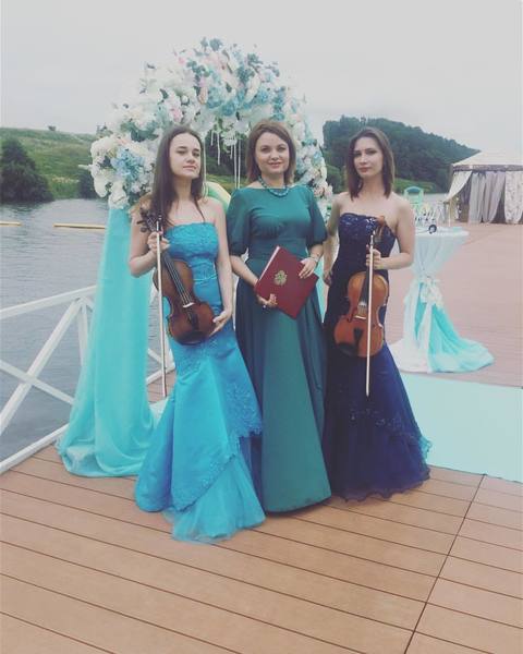 Дуэт скрипачек Palladio-PROJECT на свадьбу 9