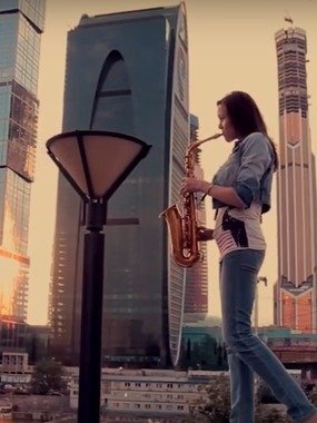 Саксофонистка Jannet Sax на свадьбу 1