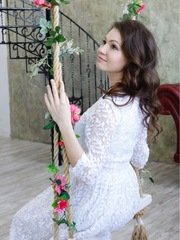 Волны, Локоны / Локоны на один бок, Распущенные от Свадебный стилист Татьяна Дидевич 1