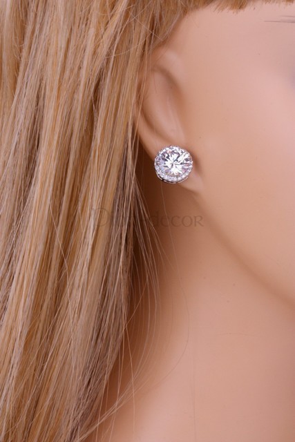 Серьги «Isabella» с цирконами из filter_material_decorating от  1
