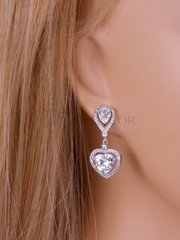 Серьги «Love is» из filter_material_decorating от  1