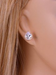 Длинные серьги «Буржуа» - золотистые из filter_material_decorating от  1