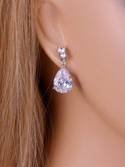 Серьги «Созвездие» серебристые из filter_material_decorating от  1