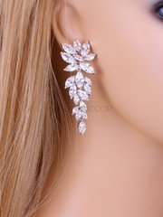 Серьги «Симона» из filter_material_decorating от  1