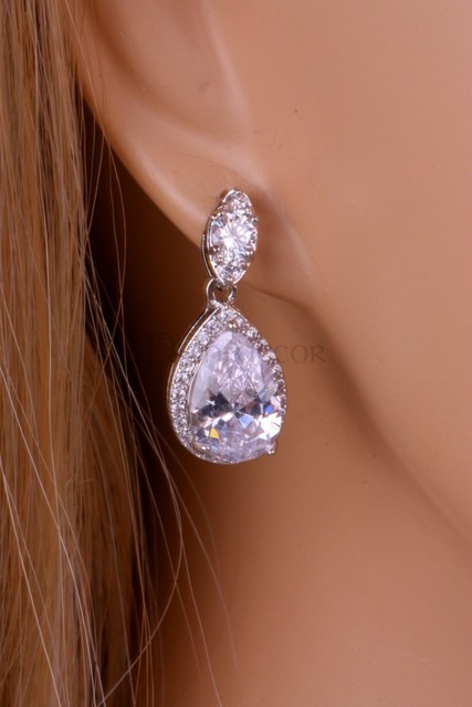 Серьги «Капелька» silver из filter_material_decorating от  1