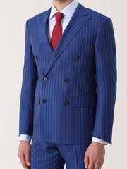 Двойка Свадебный костюм в полоску TESORO от Прокат мужских костюмов BLACKTUX 2