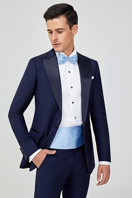 Двойка, Смокинг Свадебный смокинг черный CONOR CEREMONY от Прокат мужских костюмов BLACKTUX 3