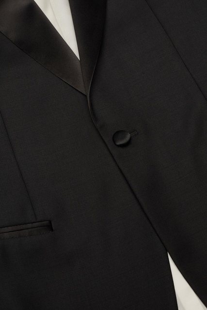 Двойка, Смокинг Свадебный смокинг черный CONOR CEREMONY от Прокат мужских костюмов BLACKTUX 6