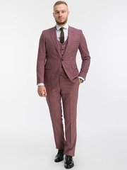 Тройка Свадебный костюм с жилетом MALINA FASHION от Прокат мужских костюмов BLACKTUX 1