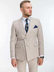 Двойка Свадебный двубортный костюм GANG от Прокат мужских костюмов BLACKTUX 2