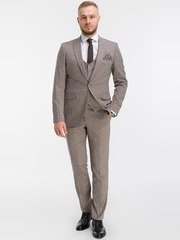 Тройка Свадебный костюм тройка CAPPUCCINO от Прокат мужских костюмов BLACKTUX 2