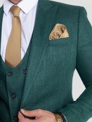 Тройка Свадебный костюм-тройка GREEN SUIT от Прокат мужских костюмов BLACKTUX 2