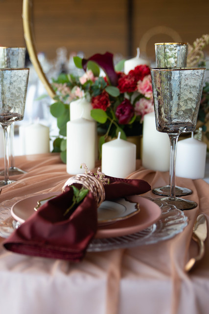 Бохо, Весенняя / Летняя, Рустик, Эко в Выездная регистрация, Природа, Ресторан / Банкетный зал от DEKOРАТОРИЯ 15