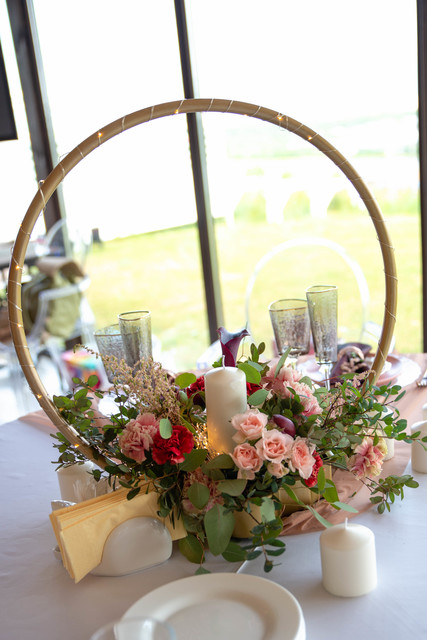 Бохо, Весенняя / Летняя, Рустик, Эко в Выездная регистрация, Природа, Ресторан / Банкетный зал от DEKOРАТОРИЯ 17