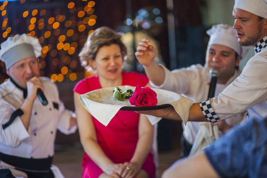 Шоу Поющие Повара на свадьбу от Шоу Поющие повара 7