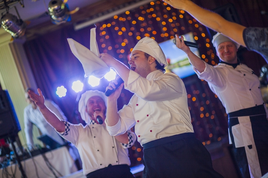 Шоу Поющие Повара на свадьбу от Шоу Поющие повара 9