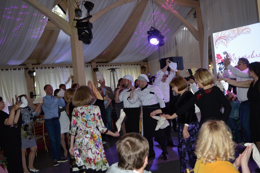 Шоу Поющие Повара на свадьбу от Шоу Поющие повара 13