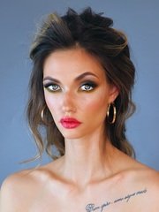 Высокие / Собранные, Локоны / Локоны на один бок, С аксессуарами / Цветами / Фатой от MakeUp and hairstyle by Saney 1