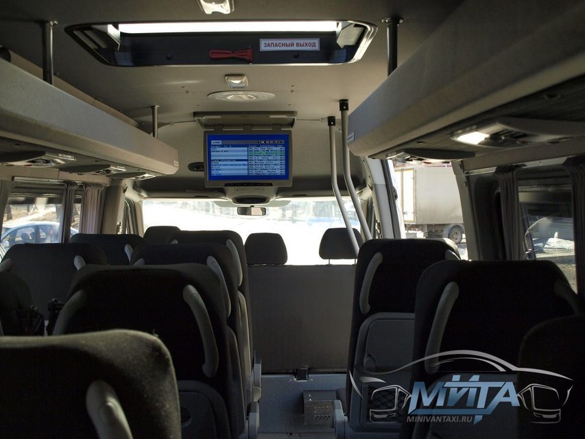 Мерседес Спринтер 516 серый, на 20 чел. от МИТА 5