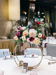 Столы и стулья гостей / Банкет в Рустик от Студия декора и флористики FOA 1