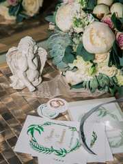 Классический круглый name от Студия декора и флористики FOA 2