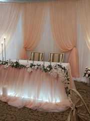 Президиум / Стол молодоженов в Шебби шик, Классика от Творческая мастерская Decor-el 1