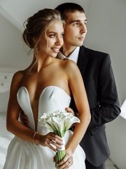 Высокие / Собранные, Пучок от Свадебный стилист и визажист Ольга Фирсова 1