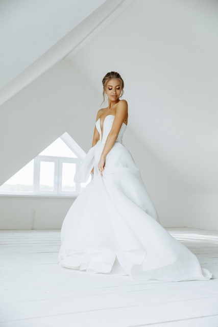 Высокие / Собранные, Пучок от Свадебный стилист и визажист Ольга Фирсова 6