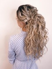 Волны, Высокие / Собранные, Локоны / Локоны на один бок от Свадебный стилист и визажист Ольга Фирсова 1