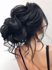 Высокие / Собранные, Локоны / Локоны на один бок, Пучок от Свадебный стилист и визажист Ольга Фирсова 2