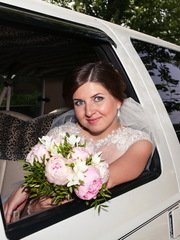 Высокие / Собранные, Пучок, С аксессуарами / Цветами / Фатой, С плетением от  2