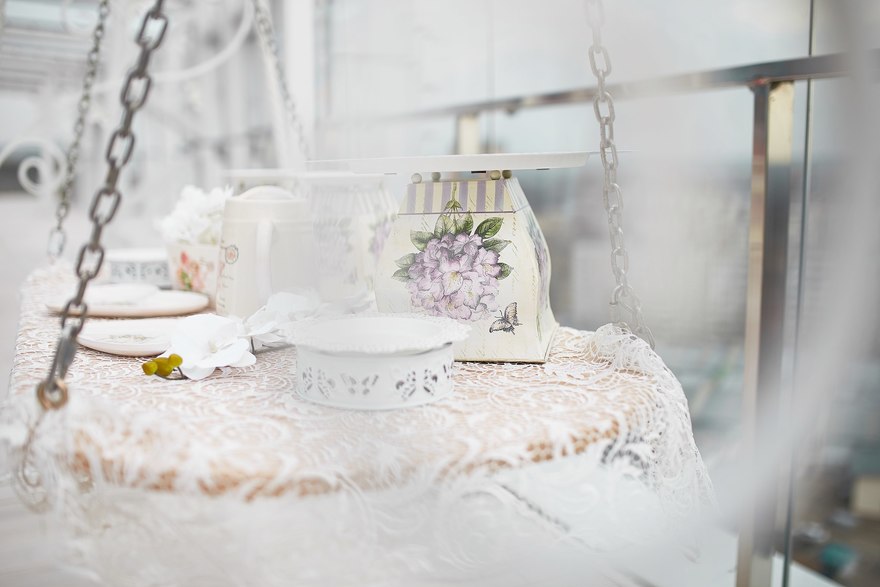 Классика, Бохо в Выездная регистрация, На веранде от Дизайн-студия Кружевные сказки 5