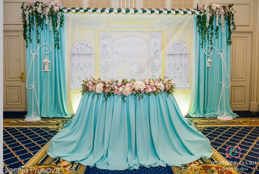 Тиффани в Ресторан / Банкетный зал от Дизайн-студия Кружевные сказки 2