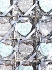 Голубой / Синий, Серебро / Серый Сладкий стол 3 от Bakery Dealer 1