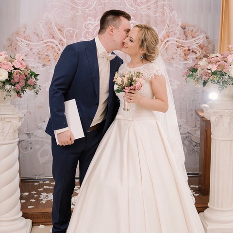 Классика, Шебби шик в Выездная регистрация, Ресторан / Банкетный зал от Студия Событий BuketPortret 2