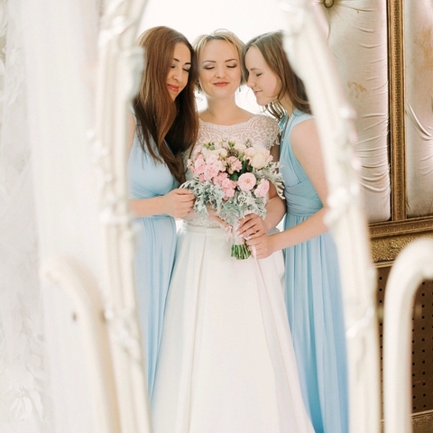 Классика, Шебби шик в Выездная регистрация, Ресторан / Банкетный зал от Студия Событий BuketPortret 3