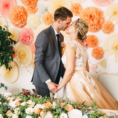 Шебби шик в Ресторан / Банкетный зал от Студия Событий BuketPortret 3