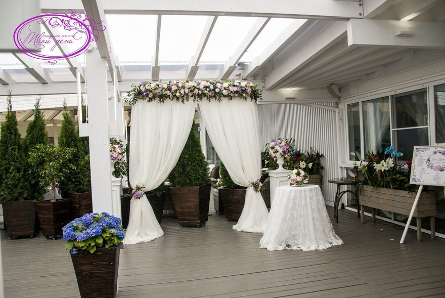 Эко в Выездная регистрация, На веранде, Ресторан / Банкетный зал от Твой день 9