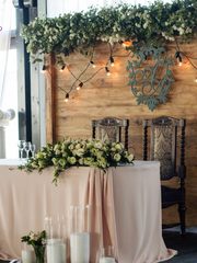 Президиум / Стол молодоженов в Рустик от Твой день 1