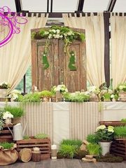 Президиум / Стол молодоженов в Рустик, Эко от Твой день 1