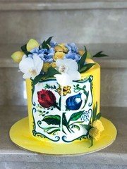Крем / Сливки Одноярусные 1 от Delish Cake