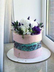 Крем / Сливки Одноярусные 1 от Delish Cake
